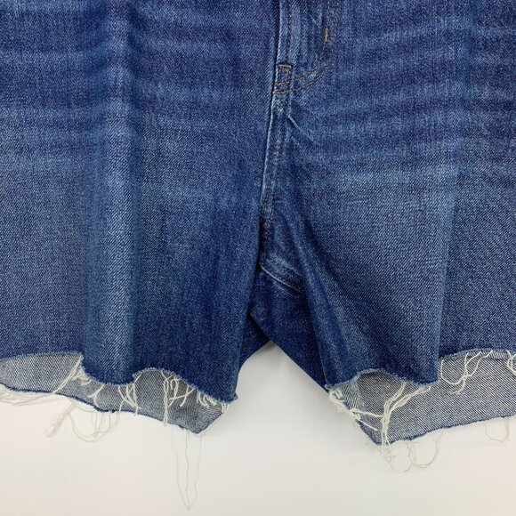 Old Navy Denim Shorts High Rise Slouchy Straight Fray Cut Off NWT - Picture 7 of 12